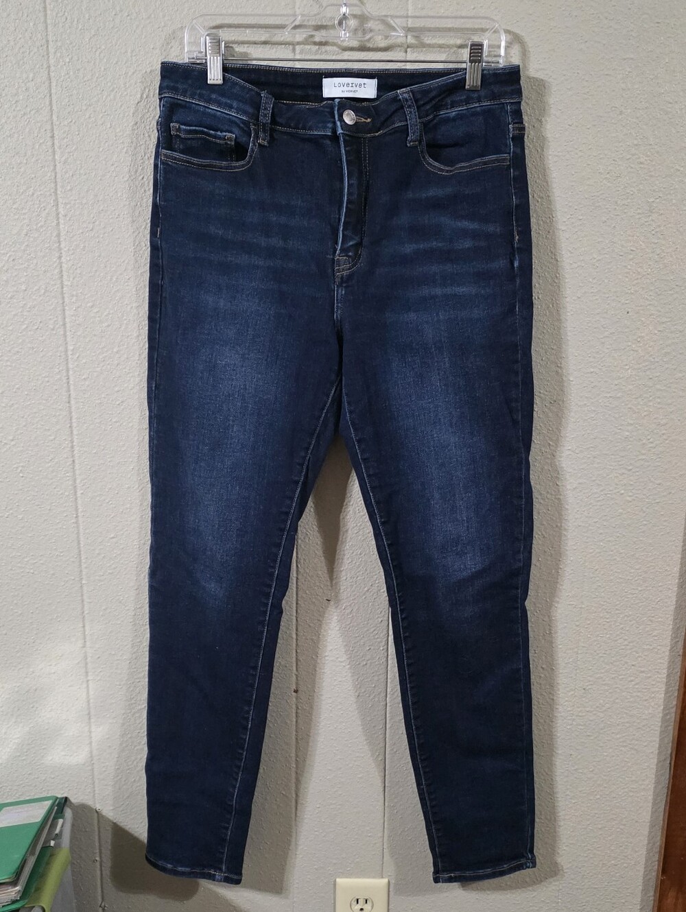 Women's Lovervet By Vervet Dark Rinse Jeans Sz 31